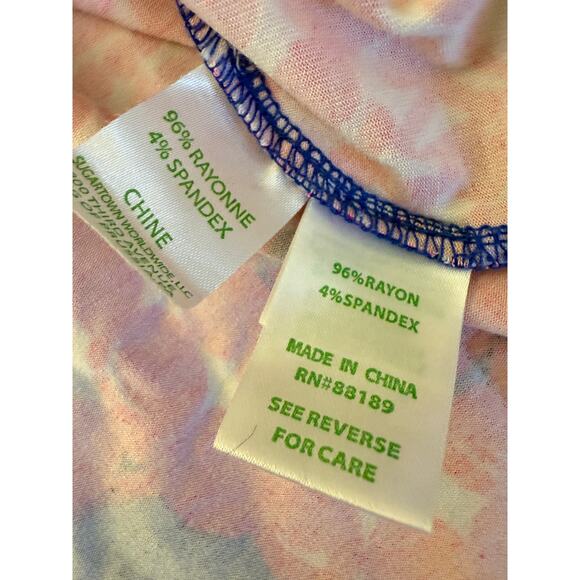 Lilly Pulitzer Strapless Mocean Octopus Long Dress Sz. Small Pink Navy - Picture 9 of 9